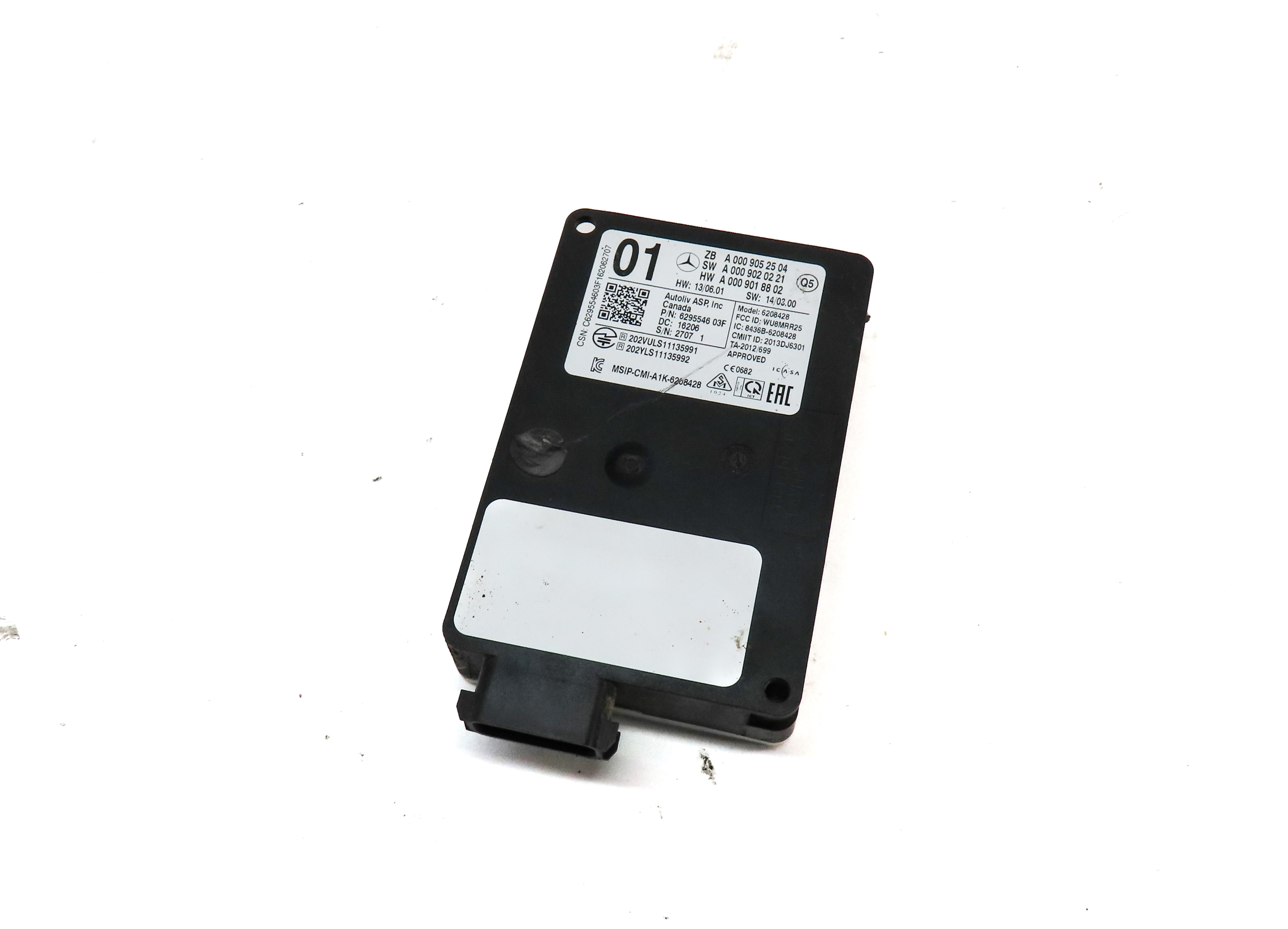 2016 MERCEDES GLE350 (W166) REAR BLIND SPOT RADAR SENSOR CONTROL MODULE — exact item pictured